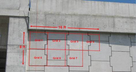 Concrete scanning with ground penetrating radar GPR