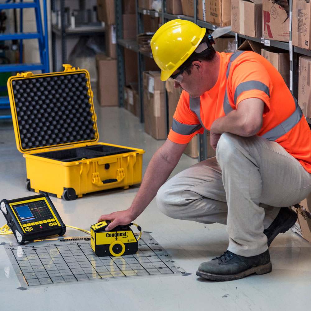 concrete floor slab scanning