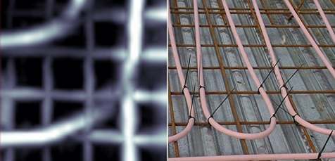 Scan concrete before concrete cutting and coring