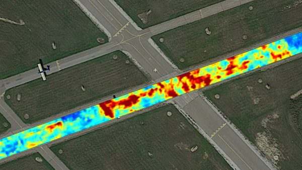 Runway subsurface heatmap structure